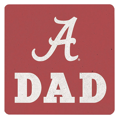 Alabama Dad Single Ceramic Coaster