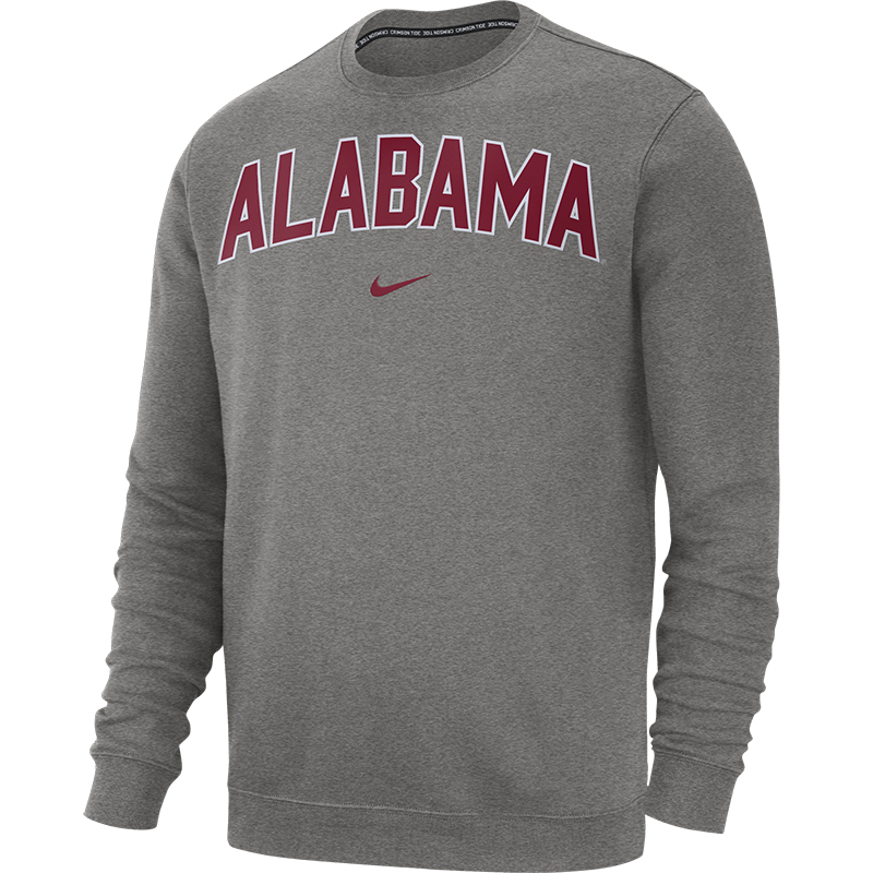 Alabama Nike Men's Fleece Club Crew | University of Alabama Supply Store