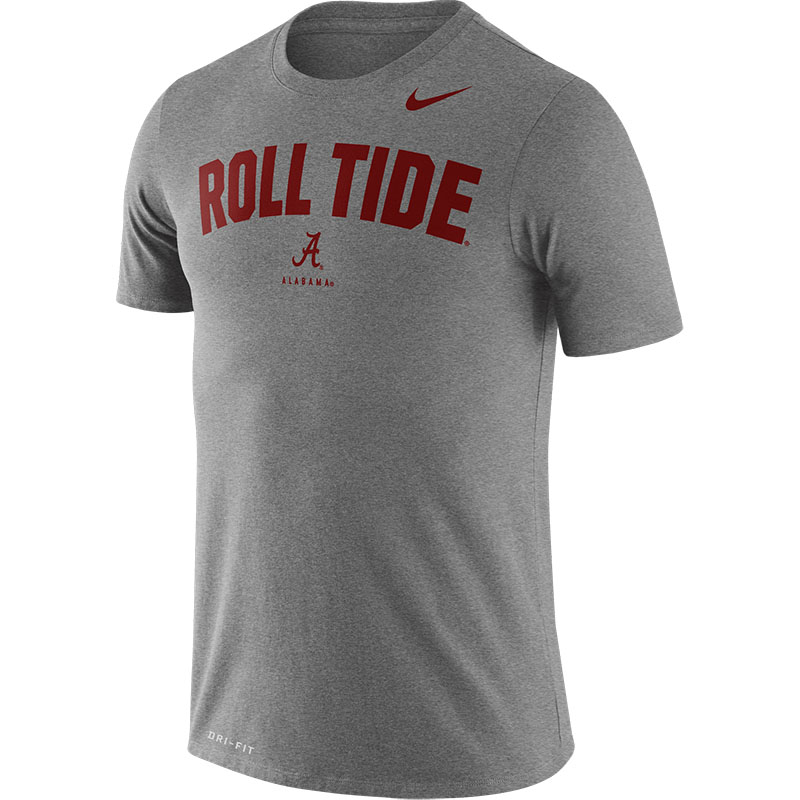 Alabama Men's Nike Dri-Fit Cotton Roll Tide Phrase T-Shirt | University ...