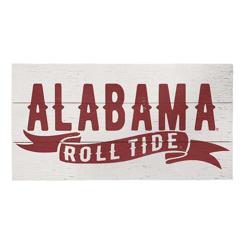 Roll Tide Wood Plank Sign