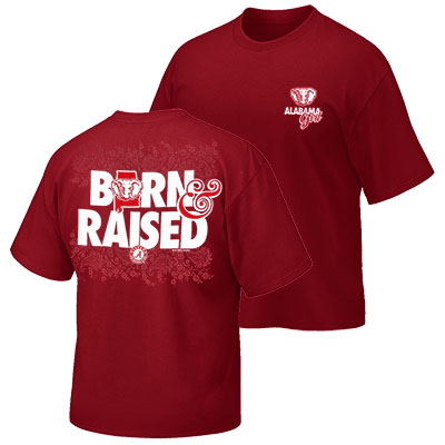 Alabama Born And Raised T-Shirt