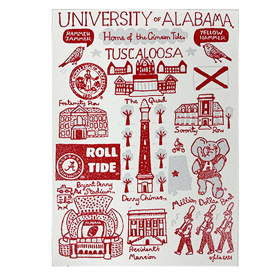 Julia Gash Alabama Jumbo Recycled Magnet