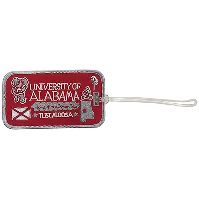 Julia Gash Alabama Embroidered Luggage Tag