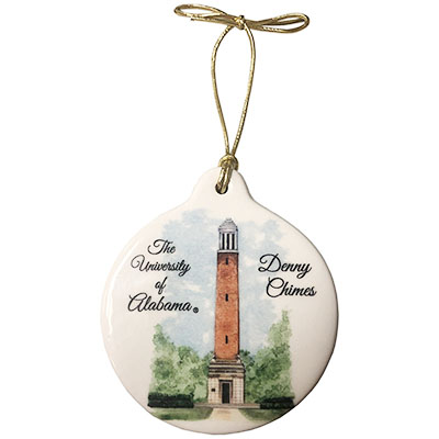 The University Of Alabama Denny Chimes Ornament