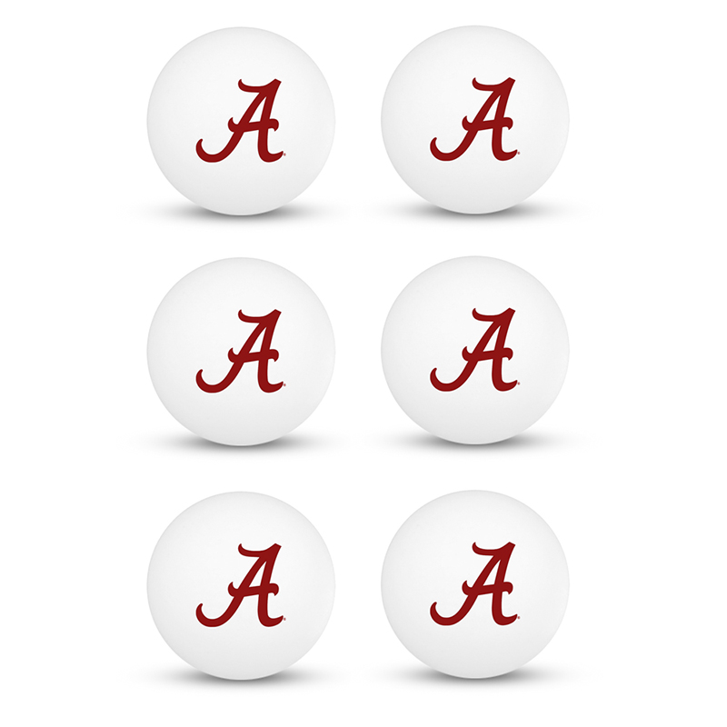 Alabama Ping Pong Balls Six Pack