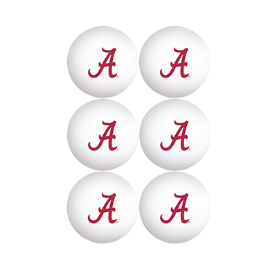 Alabama Ping Pong Balls Six Pack
