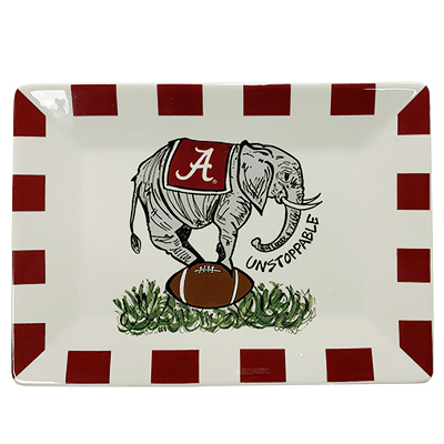 Alabama Unstoppable Elephant Platter