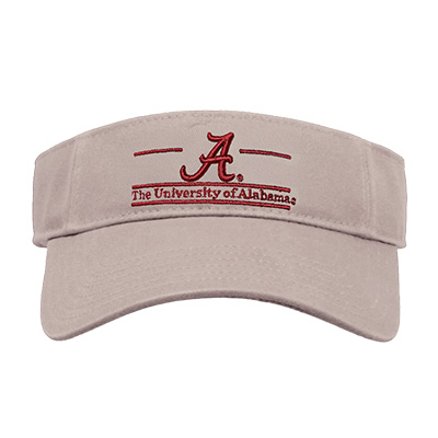 Alabama Split Bar Logo Twill Visor