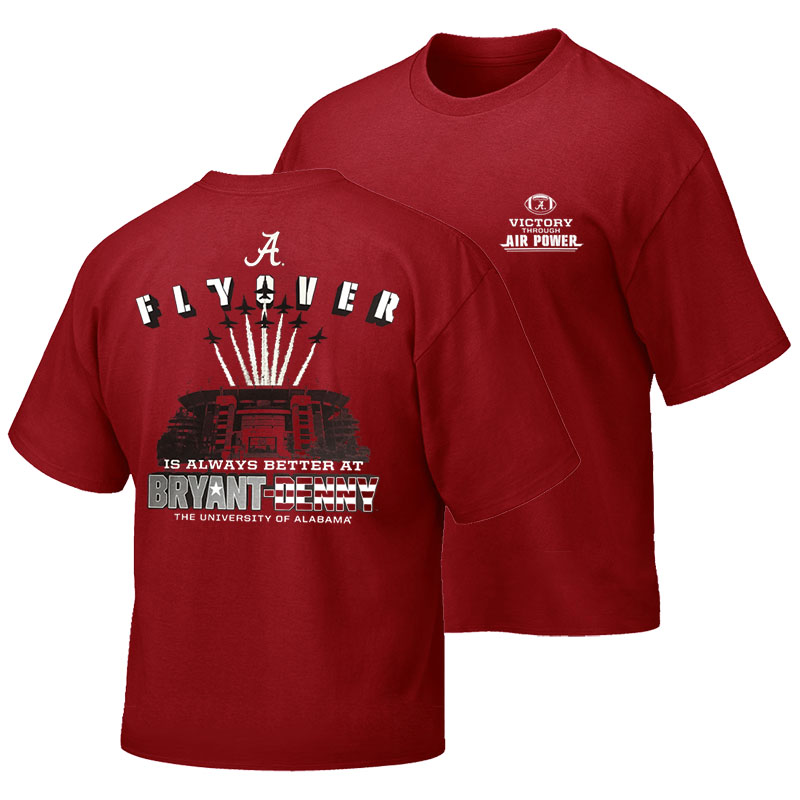 Alabama Bryant Denny Flyover T-Shirt (SKU 13291358102)