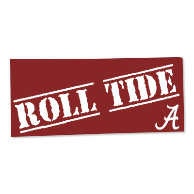    Roll Tide Script A Decal