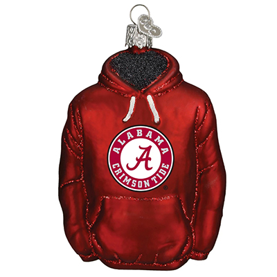 Alabama Football Hoodie Ornament