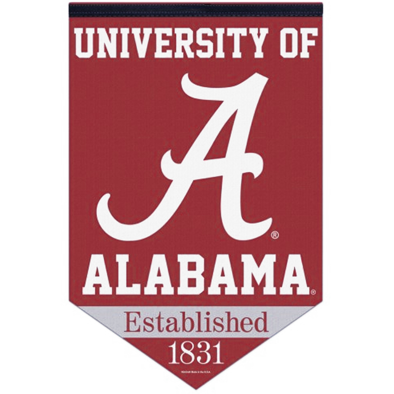Canvas Header and Double Stitched Panpanrui The University of Alabama 1831,Vivid Color and UV Fade Resistant Polyester Flags with Brass Grommets