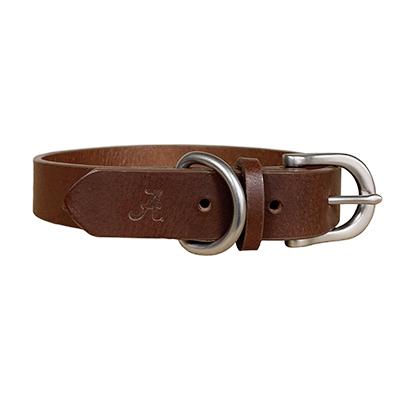 Alabama Leather Pet Collar