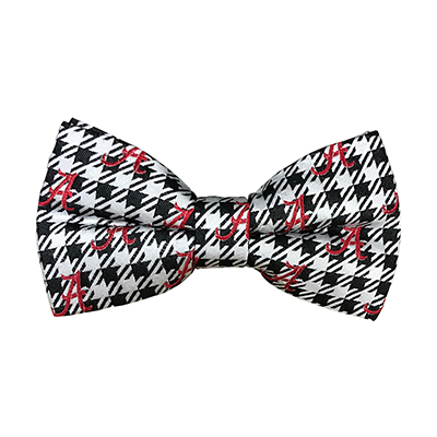 Alabama Houndstooth And Script A Bowtie