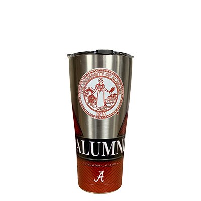 Alabama Script A Rambler Tumbler  University of Alabama Supply Store