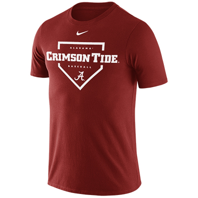 ALABAMA BASEBALL HOMEPLATE DRI-FIT COTTON T-SHIRT