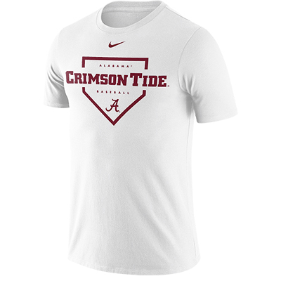 ALABAMA BASEBALL HOMEPLATE DRI-FIT COTTON T-SHIRT