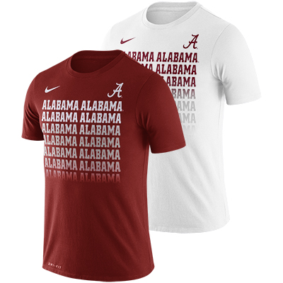 Alabama Men's Nike Dri-Fit Cotton Fade T-Shirt