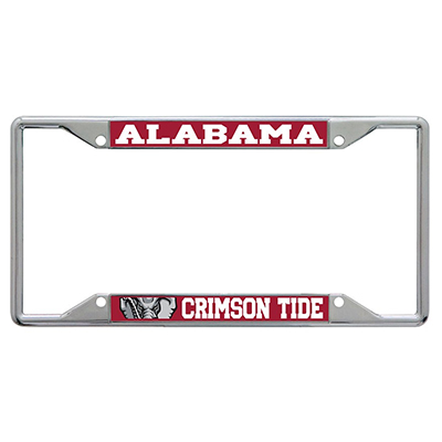 Alabama Crimson Tide Printed License Tag Frame