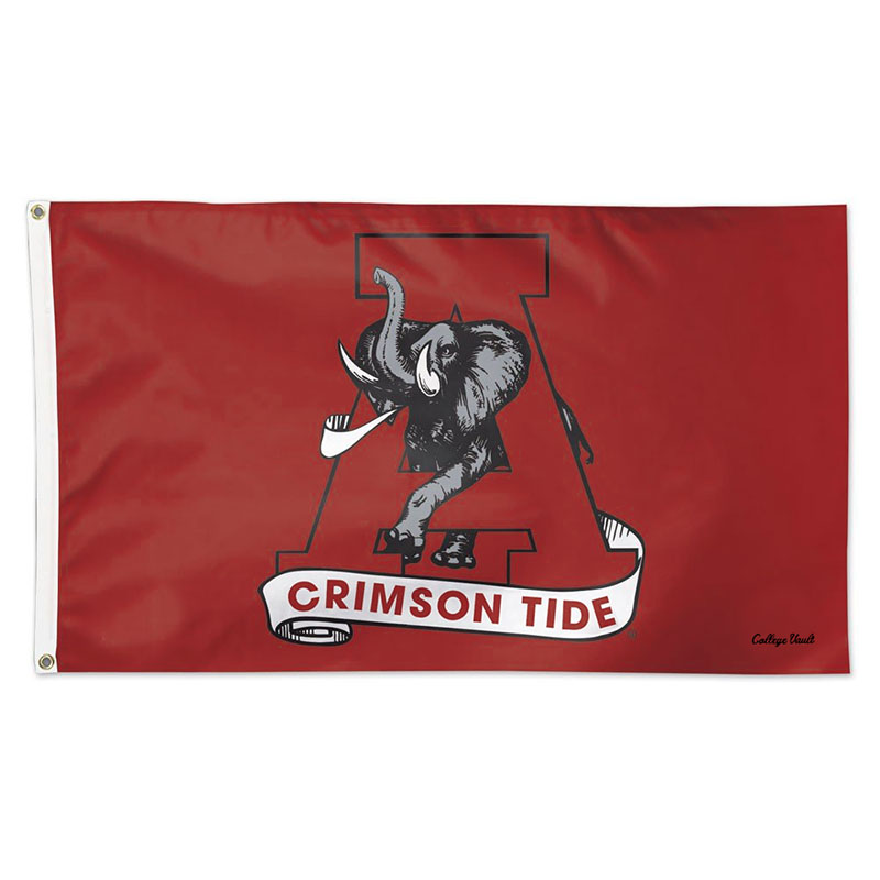 University Of Alabama Vault A Logo Deluxe Flag