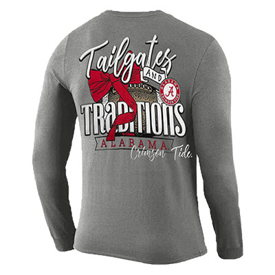 ALABAMA TAILGATES AND TRADITIONS LONG SLEEVE T-SHIRT