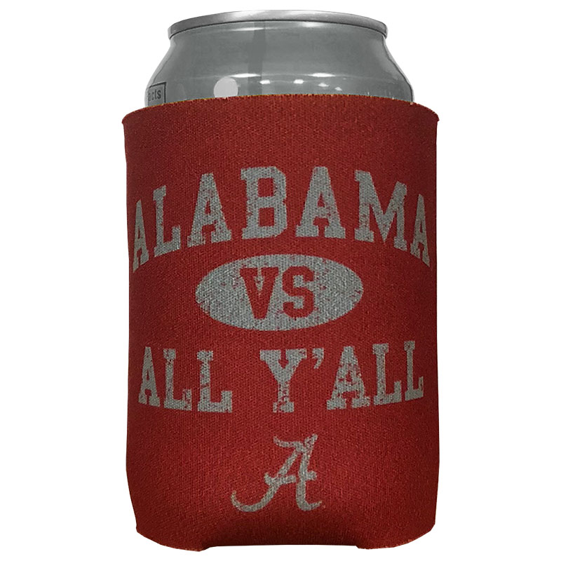 Alabama Vs All Y'all Can Coozie