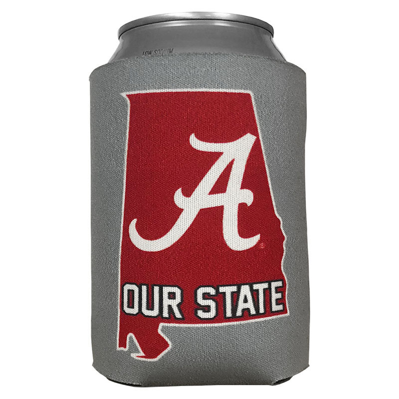 Our State Script A Can Coozie