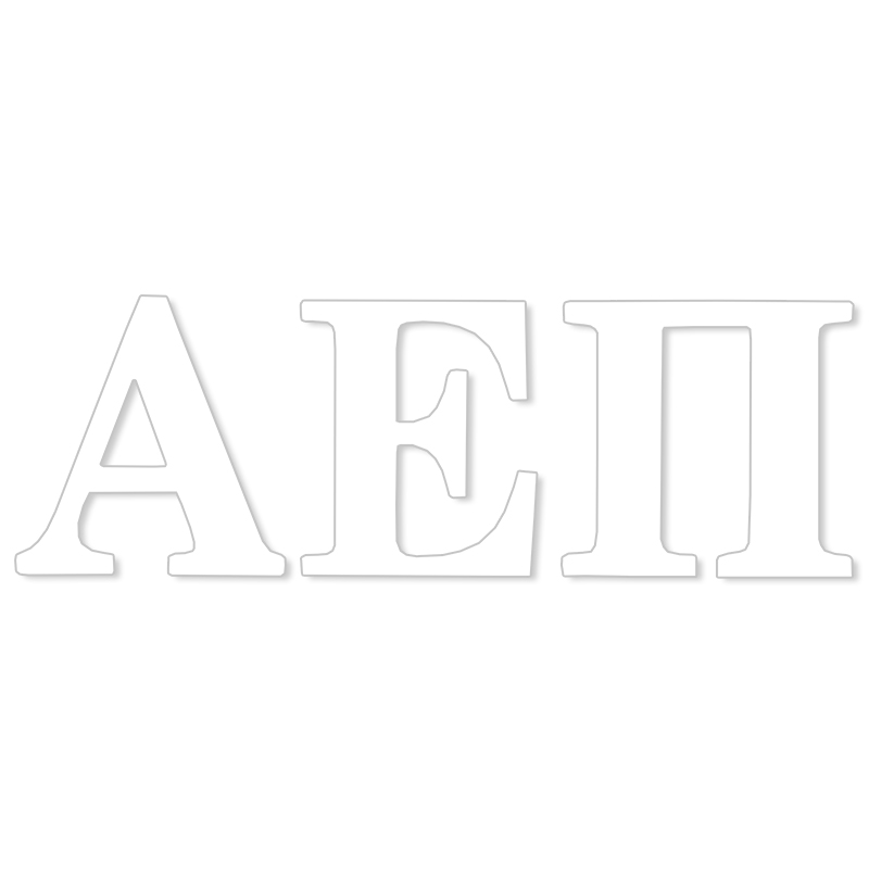Alpha Epsilon Pi  Greek Letter Decal