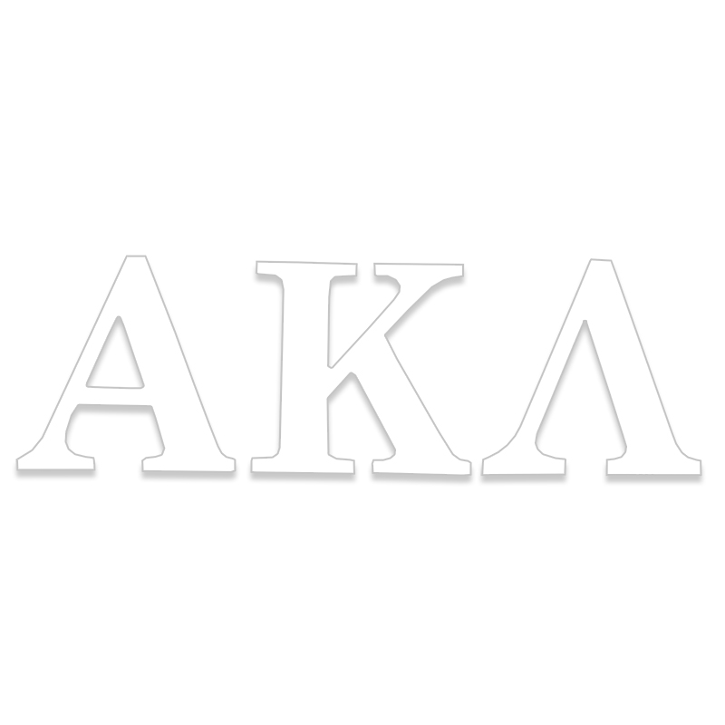 Alpha Kappa Lamdba Greek Letter Decal