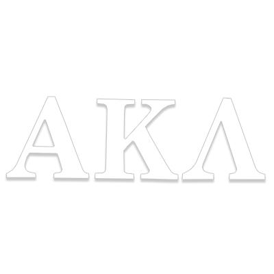 Alpha Kappa Lamdba Greek Letter Decal