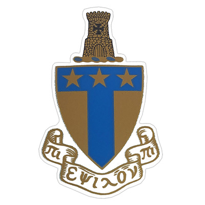    Alpha Tau Omega Greek Crest Decal