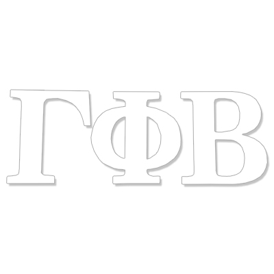 Gamma Phi Beta Greek Letter Decal