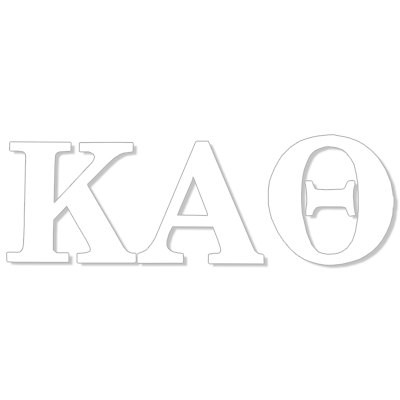 Kappa Alpha Theta Greek Letter Decal