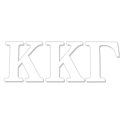 Kappa Kappa Gamma Greek Letter Decal