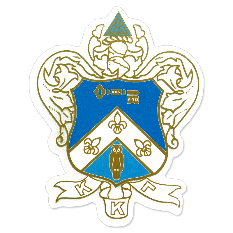 Kappa Kappa Gamma Greek Crest Decal (SKU 13325855206)