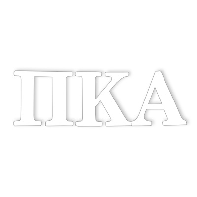 Pi Kappa Alpha Greek Letter Decal