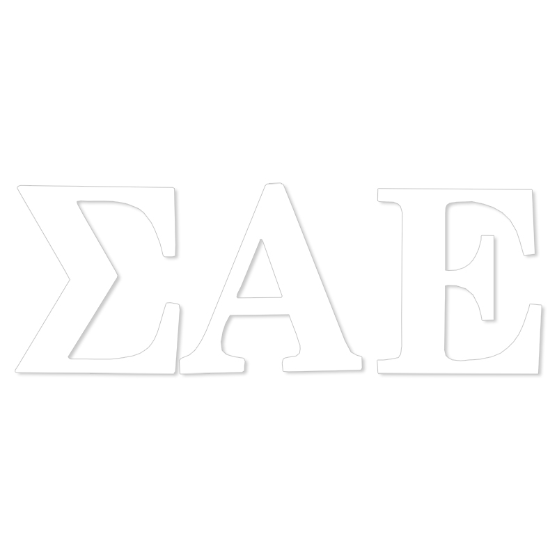 Sigma Alpha Epsilon Greek Letter Decal (SKU 13326852206)