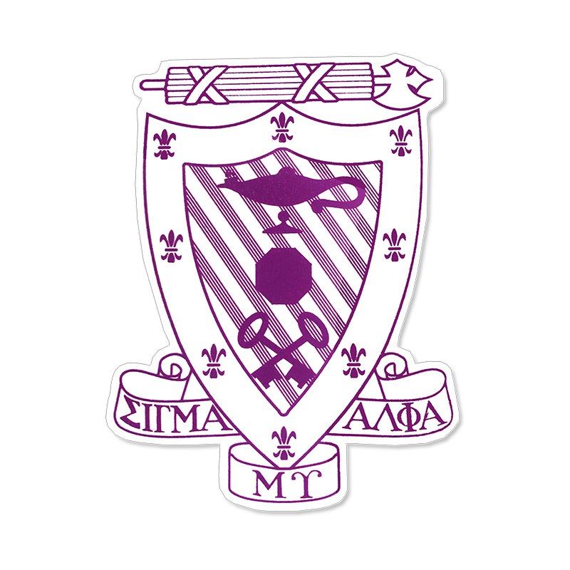 Sigma Alpha Mu Greek Crest Decal