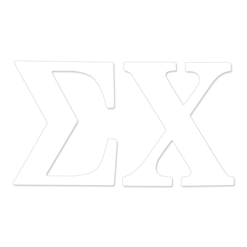 sigma chi stitched letters
