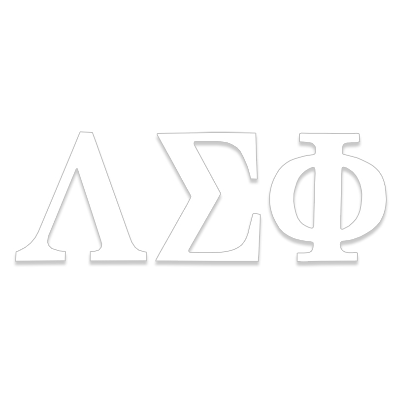 Lambda Sigma Phi Greek Letter Decal