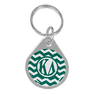 Kappa Delta  Chevron Key Chain