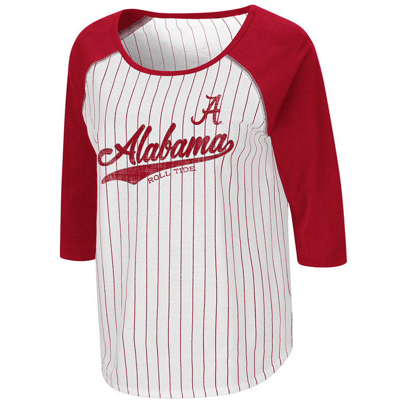 Alabama Crimson Tide Road Trip 3/4 Sleeve Baseball T-Shirt (SKU 13335113102)