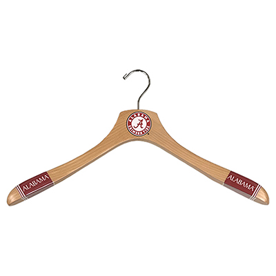 Alabama Deluxe Jacket Wood Hanger With Circle Logo