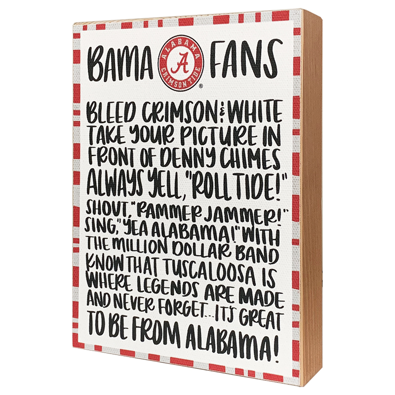 Alabama Fan Block Canvas (SKU 13344771106)