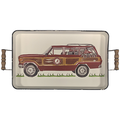 Alabama Wagoneer Enamel Tray