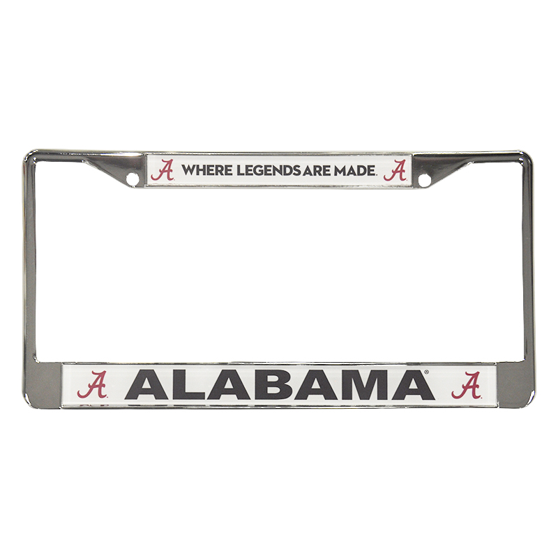 Where Legends Are Made License Plate Frame