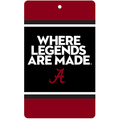 Where Legends Are Made Striped Styrene Sign
