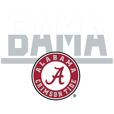    Bama Circle Logo Multi Use Decal