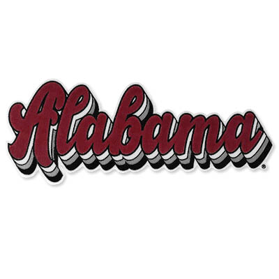    Alabama Retro Letter Decal