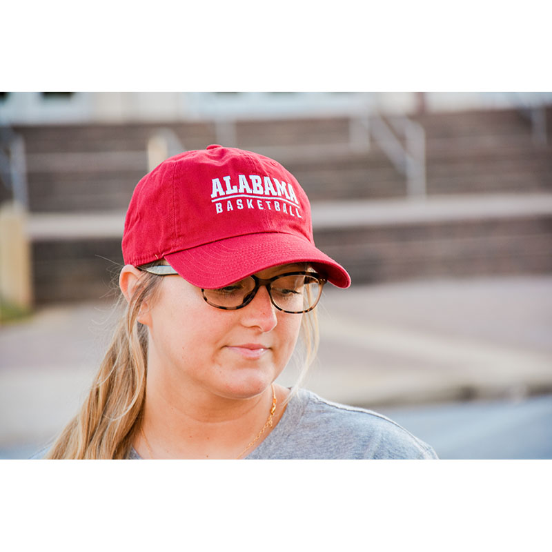 University of Alabama Basketball Campus Cap in Crimson Cotton